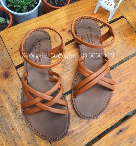 Sandal xẹp đế bằng quai dây đan chéo TK92