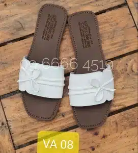 Dép xẹp đế bằng quai bản ngang thắt nơ số 8 - VA09